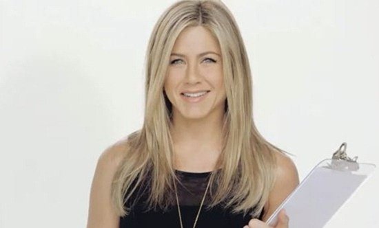 Jennifer Aniston Smart Water ad The ad also shows 3 Internet guys hired by