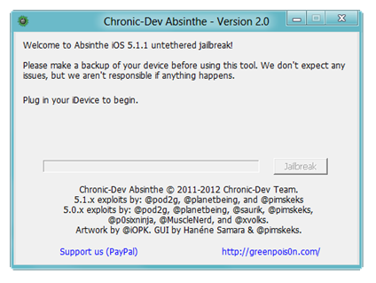 Chronic-Dev Absinthe - Version 2.0