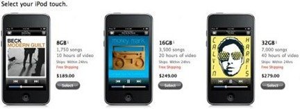 iPod Touch Price cuts