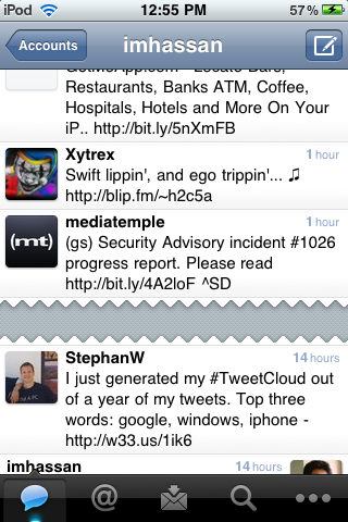 Tweetie 2 for iPhone/iPod Touch updated to 2.1