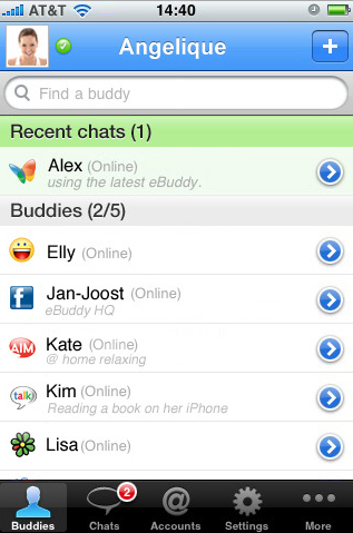 eBuddy for iPhone goes Pro and acquires previously missing features