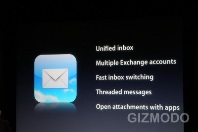 iPhone 4 Unified Inbox