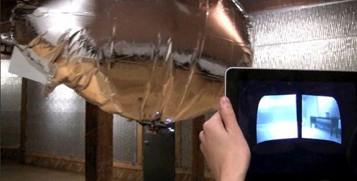Blimp controlled by an iPad