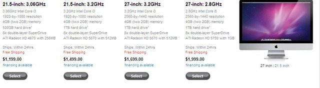 new iMac prices