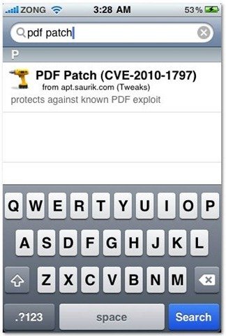 Search for PDF Patch