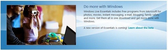 Windows Live Essentials 2011 Beta Refresh