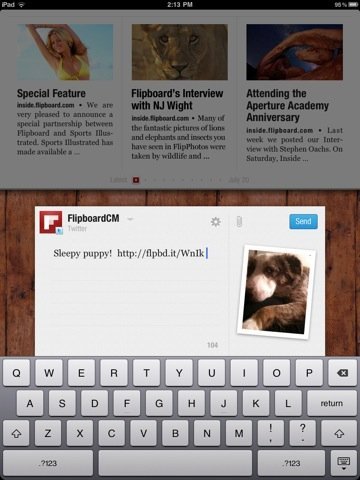 Flipboard 1.1 for iPad 2
