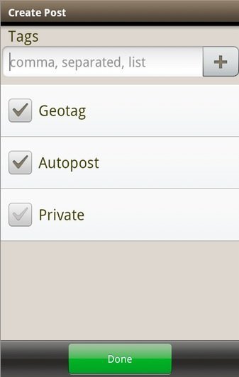 Posterous App for Android