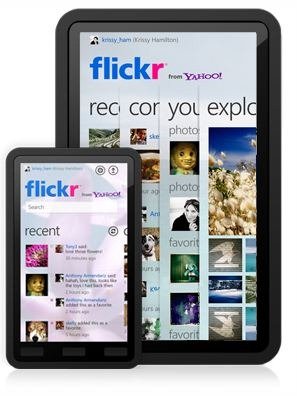 Flickr App for Windows 7 tablets and Windows Phone 7