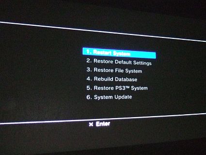new Zealand A good friend ecstasy Enter PlayStation 3 (PS3) Recovery Mode & Restore Custom Firmware 3.55