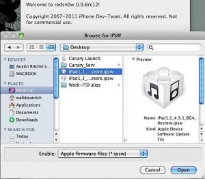 Jailbreak iOS 4.3.2 Tethered On Windows And Mac Using Redsn0w [Guide]