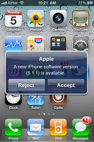 Apple iPhone OTA Updates