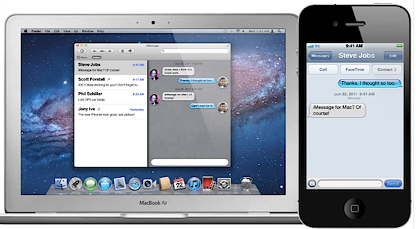 iMessage For Mac OS X Lion Concept