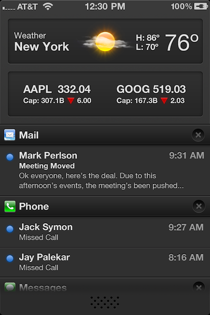 Notification Center in iOS 5 is getting some Developer Attention!