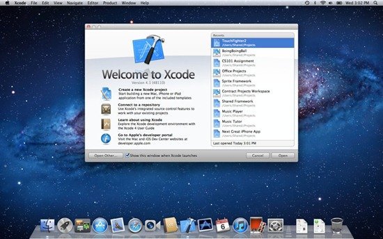 Xcode 4.1 For OS X Lion