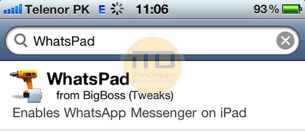 iTD WhatsApp for iPad2
