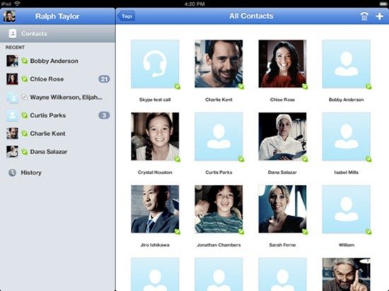 Skype For iPad