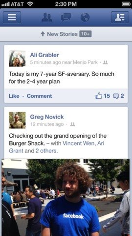 Facebook App for iOS and Android Updated with Sharing, Emoticons Support and Improved Friends Tagging