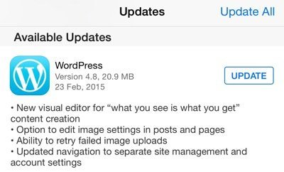 WordPress for iOS Gets An Awesome New Visual Editor
