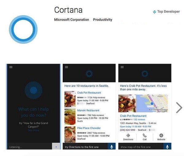 Cortana for Android released as a beta 3
