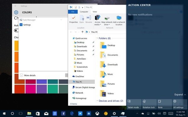 Windows 10 Build 10525 Hands On Impressions 1