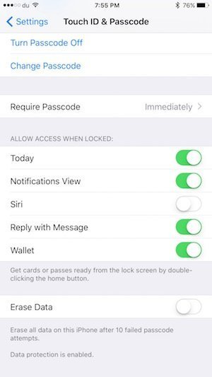 iOS 9 lockscreen bypass bug 6