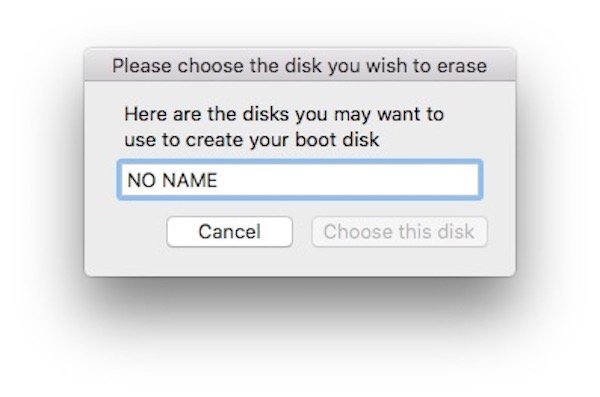 Create El Capitan bootable USB disk with DiskMaker X 3