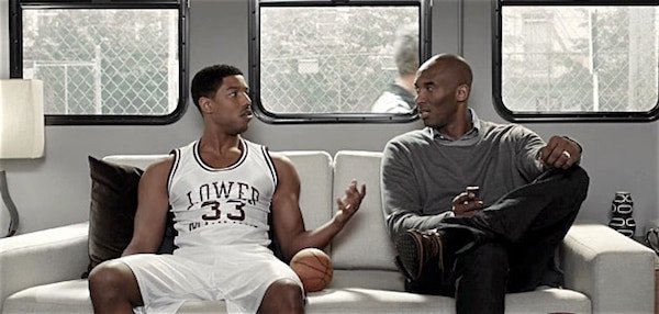 New Apple TV ads titled Father Time feature Kobe Bryant and Michael B. Jordan