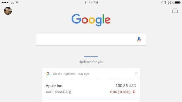 Google App for iOS updated with performance improvements and AMP