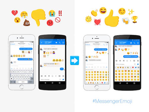 Facebook adds 1500 new Emojis to Messenger