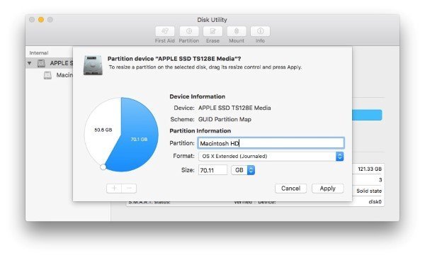 Disk Utility macOS
