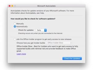 Office for Mac bug and security fixes (MS16-070) update rolls out