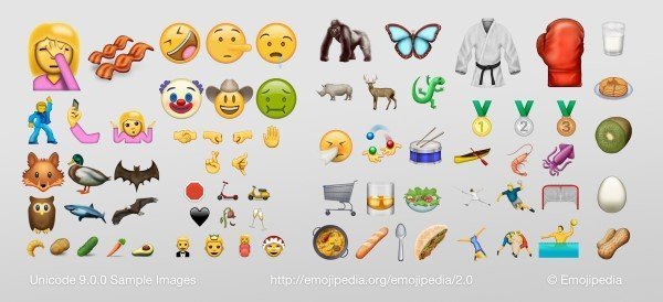 Unicode 9 gets 72 new Emojis approved