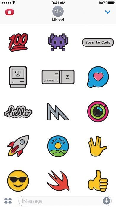 WWDC iMessage stickers