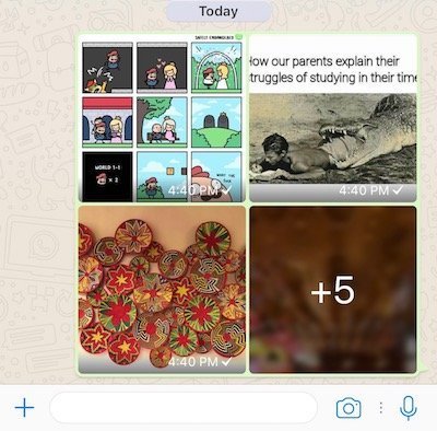 Photo Albums in WhatsApp