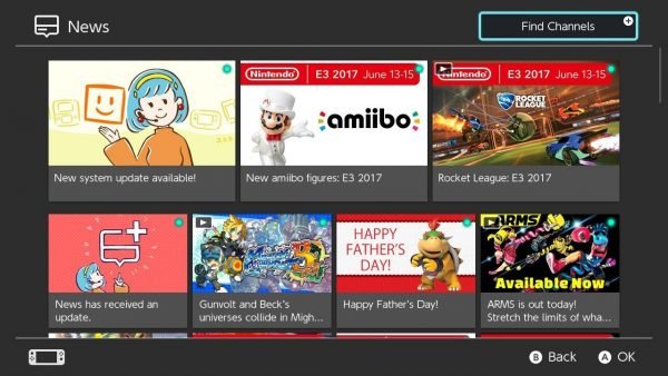 Search Find Channels Nintendo Switch