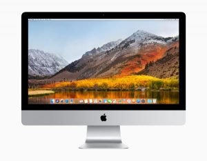 macOS High Sierra homescreen