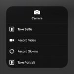 New camera icon control center iOS 11