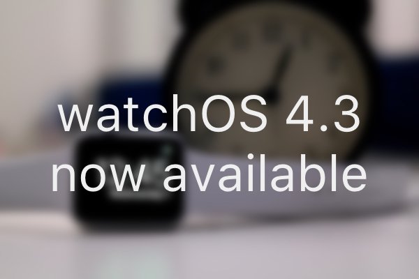 watchOS 4.3 now available with smarter Siri watchface, new charging animation, iPhone music controls and more