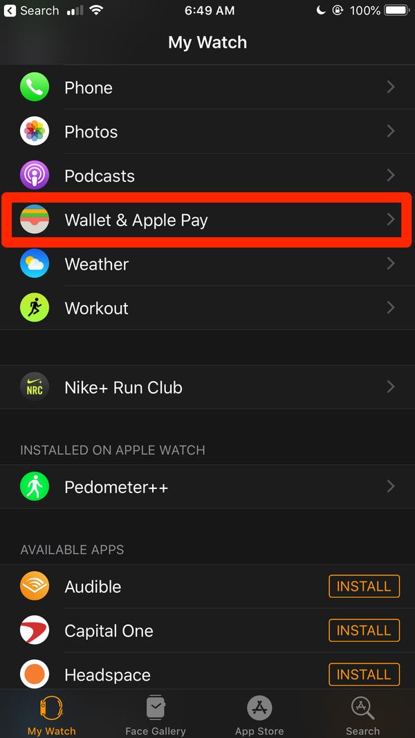 Apple Pay on Apple Watch 1