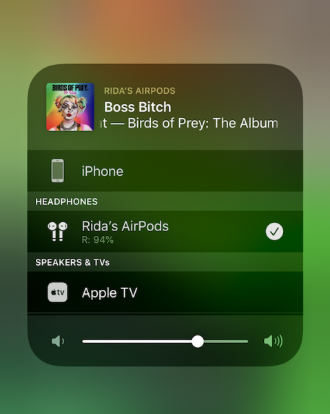 Apple music iPhone- airplay