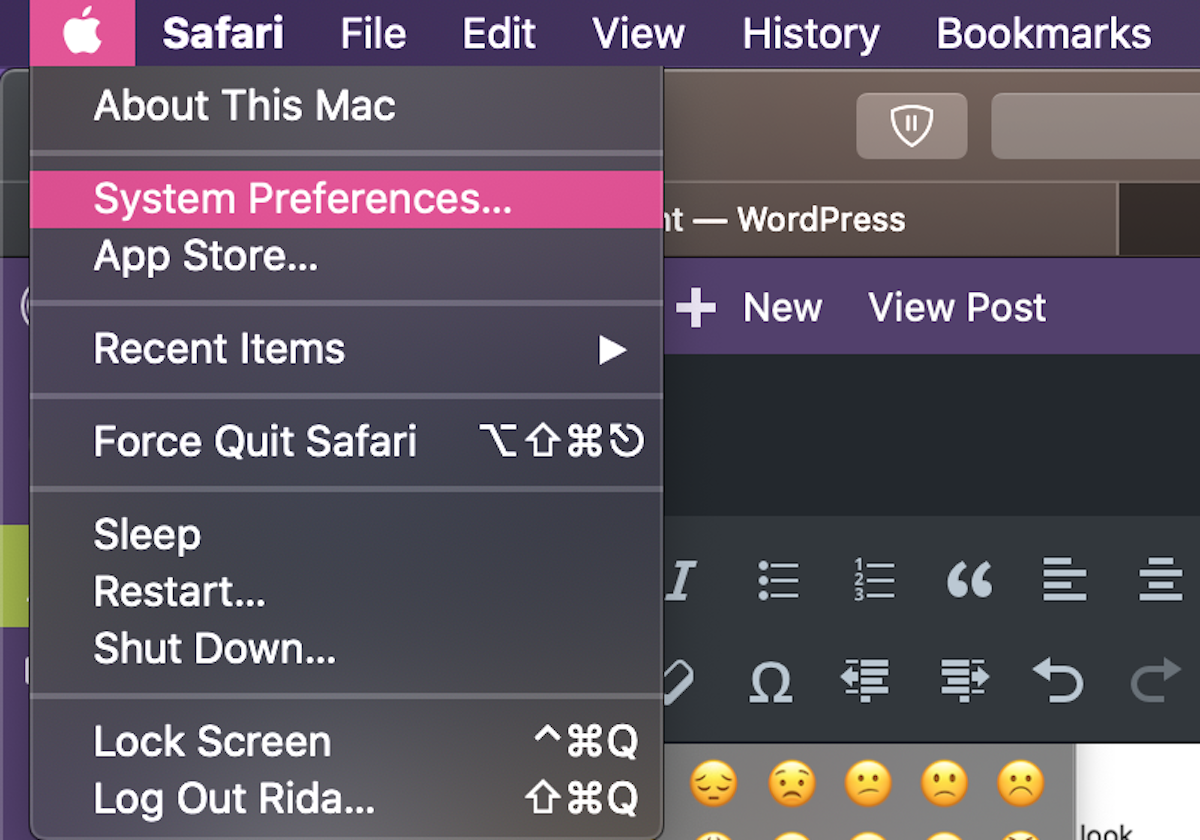 Mac emoji- Preference