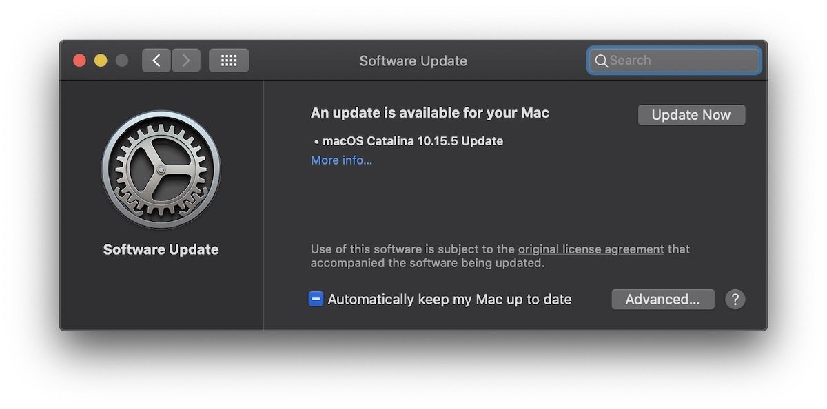 macOS Catalina 10.15.5 Update Mac