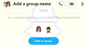Snapchat Group Chat