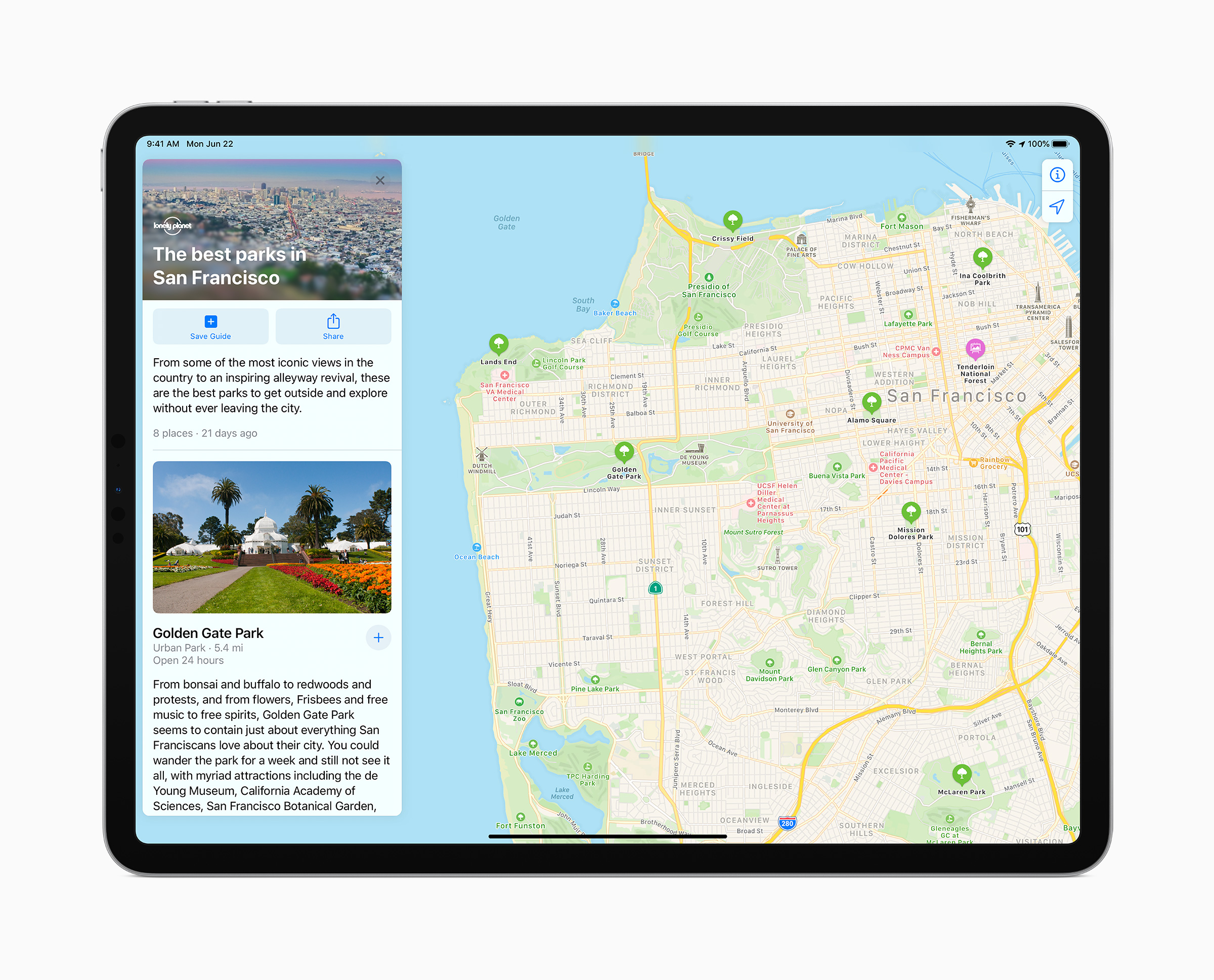 iPadOS 14 maps update
