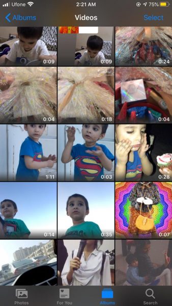crop videos on iPhone 2