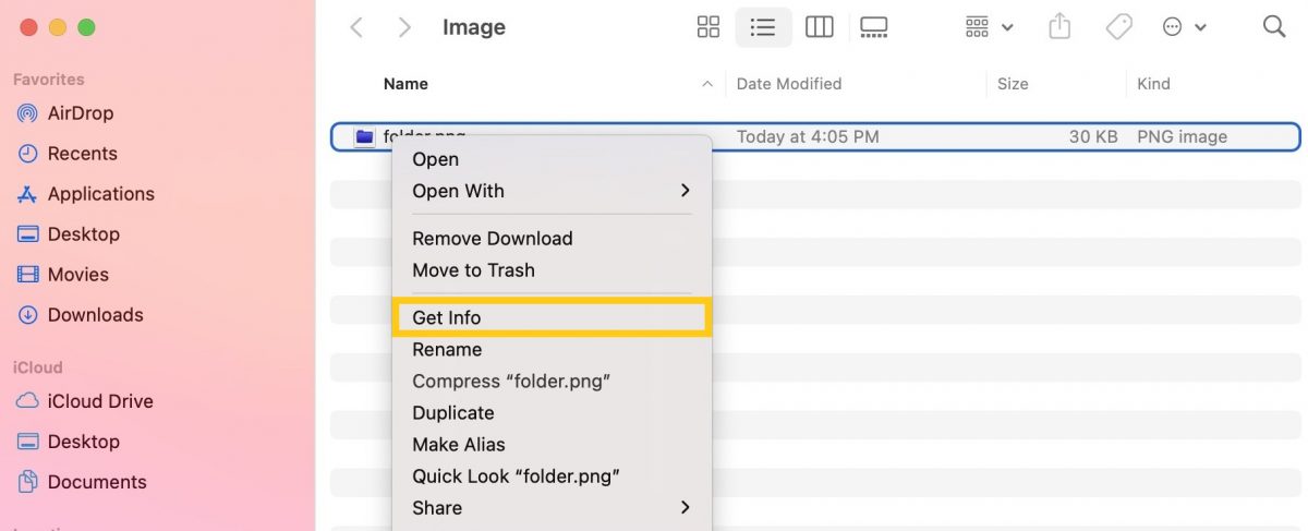 change folder icons on mac 1