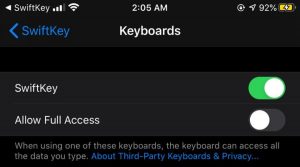 install third party keyboards on iphone 3
