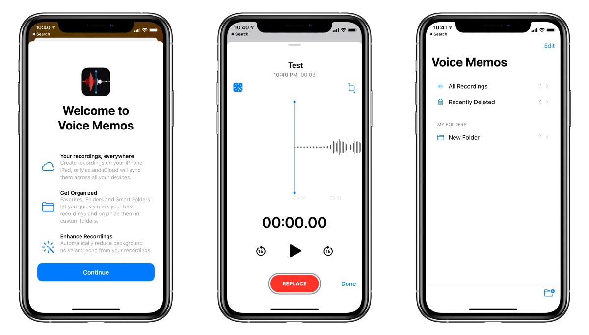 Voice Memos get enhanced recording and folders in iOS 14 ...