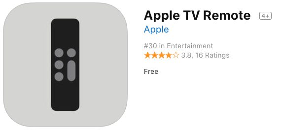 Apple TV Remote app